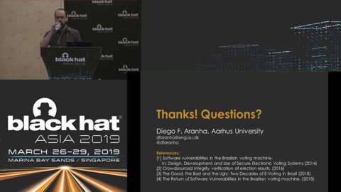 Conferência Black Hat:Retorno das Máquinas de Voto Brasileiras Inseguras.