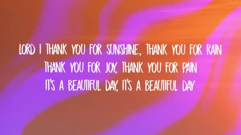 TRINIX x Rushawn - It’s A Beautiful Day (Lyrics) | lord i thank you for sunshine thank you for rain