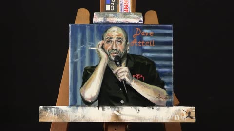 Dave Attell oil painting