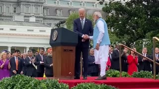 President Biden welcomes PM Modi to the US