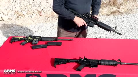 Shooting Colt Semi-Auto M4 Carbine vs Full-Auto M4 Commando
