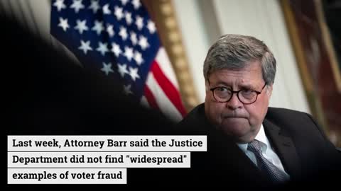 US Attorney General William Barr reportedly on the cusp of resigning