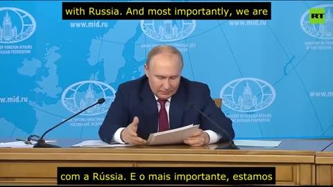 O Presidente russo manifesta disponibilidade para o diálogo com a UE
