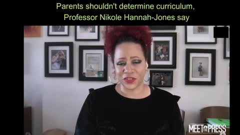 Parents shouldn't determine curriculum, Nikole Hannah-Jones says