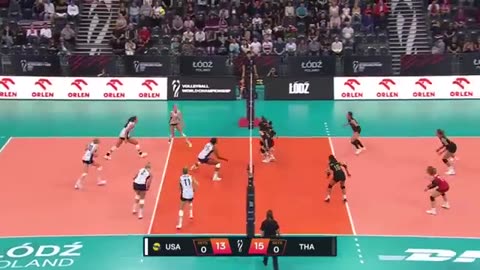 Thailand_Volleyball_Team_Won_First_Set_Against_USA_in_World_Championship