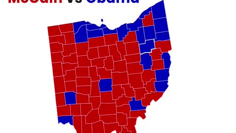 Ohio's 20-Year County Level Presidential Election Shifts: Unpacking Trump's Impact in 20 Seconds