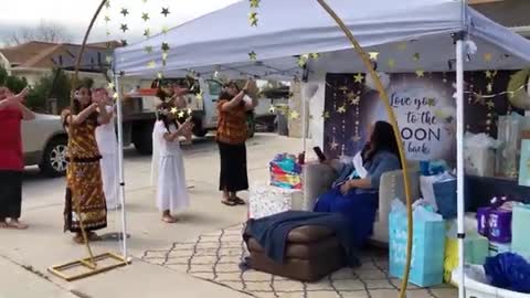 Cousins dancing for Aunty Chantilly’s baby shower - “Afio Ane Loa” by Tree