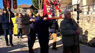 Свечена литија во чест на Свети Николај Чудотворец - Свети Николе, Македонија