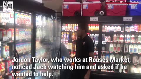 College Donations Reach 100K After Store Employee Allows Austic Child To Help Stock Shelves