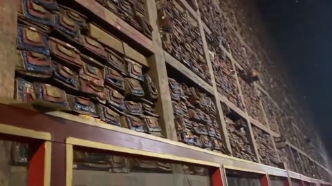 The ancient library of Tibet. Only 5% has been translated