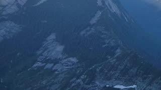 Flying over Three Fingers Mountain