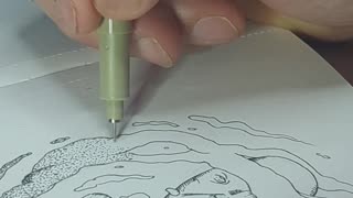 Drawing Timelapse "into the mist"