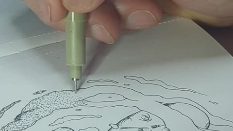 Drawing Timelapse "into the mist"