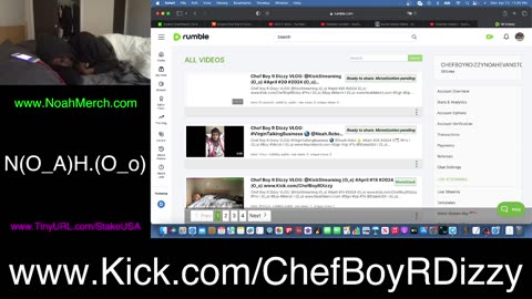 Chef Boy R Dizzy VLOG: @KickStreaming (O_o) #April #22 #2024 (O_o) www.Kick.com/ChefBoyRDizzy