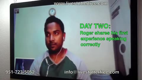 STUTTERING SOLVED! Live Stutter-Free Testimonial: Roger's Story (India) 2