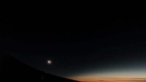 Total Solar Eclipse Seen From the Sky