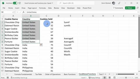 Excel Formulas and Functions Full Course
