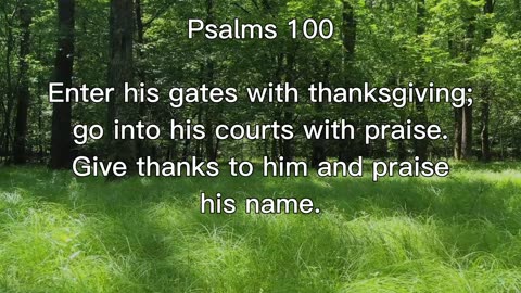 PSALMS 100