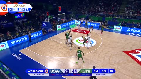USA 🇺🇸 vs Lithuania 🇱🇹 _ J9 Highlights _ FIBA Basketball World Cup 2023