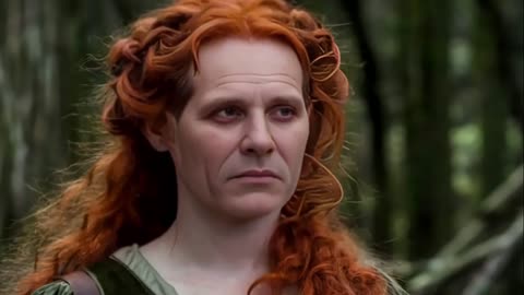 RED HAIRED GODDESS OF IRELAND