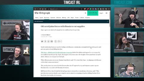 Tim Pool GOES OFF on Joe Biden After News of Oil Cartel Joining Forces With Russia