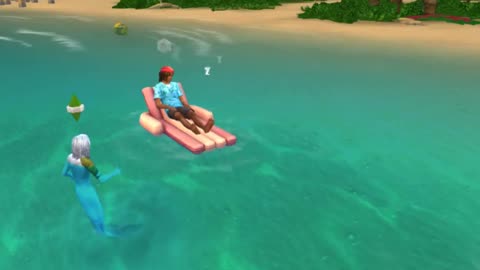 A short Sims 4 Island Living clip