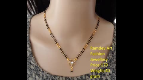 Daily Used Latest Gold Mangalsutra Design with Weight and Price | Ramdev Art Fashion Jewellery