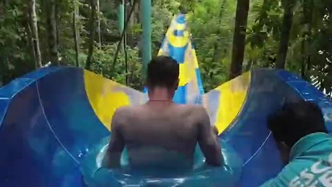 The World's LONGEST Water Slide!! (Malaysia's Paradise Island) 🇲🇾