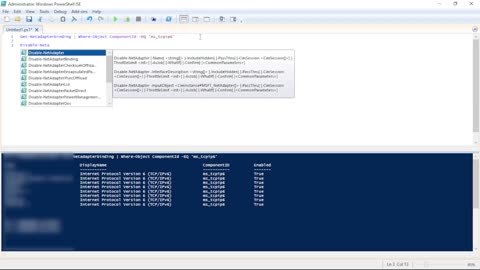 How to Enable Disabled IPV6 with PowerShell