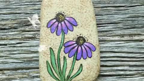 latest and pretty stone rock painting ideas for bignners