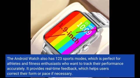 Smart Watch, 1.9" Full Touch Screen Smart Watch for Android & iOS Phones with Heart Rate