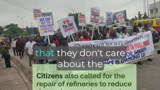 "Let The Poor Breathe" - Protesters Hit The Streets In Edo State