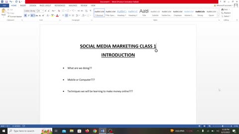 Social media marketing