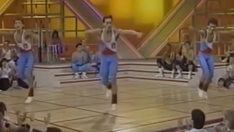 🤣💃 Funny | 1987 Aerobics Championship Synced to "Rake It Up" | HilariousFitness | FunFM