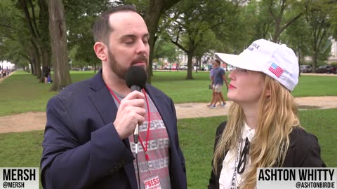 Mersh interviews Ashton Whitty at MOAR (Mother Of All Rallies)