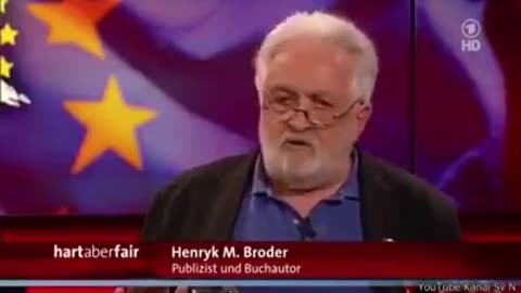 Henryk M. Broder vor ein paar Jahren bei "Hart aber fair" über die `Demokratie´ der EU