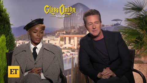 Glass Onion Stars Do IMPRESSIONS of Daniel Craig's Benoit Blanc! (Exclusive)