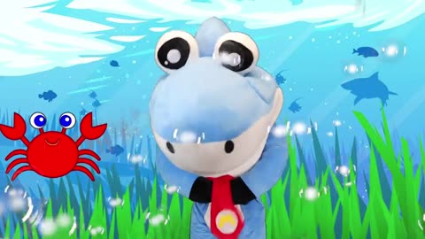 Baby Shark Song For Kids - Cute Funny Dancing Song For Kids - Baby Shark Song with Mark the Shark
