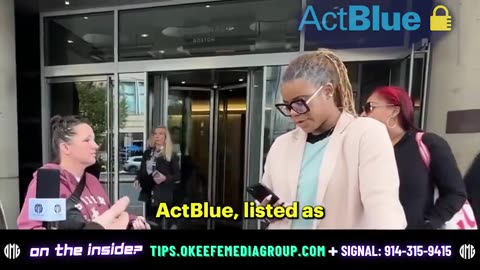 "ActBlue" Confronted by James O'Keefe - Go SILENT When Asked About Suspect Donations