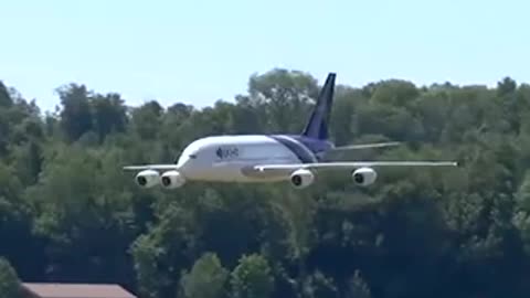 They are flying a very large plane