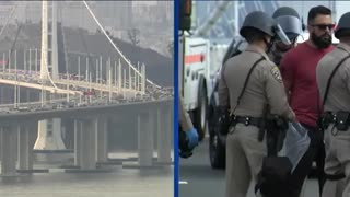 Bay Bridge is shut down by protesters during APEC summit