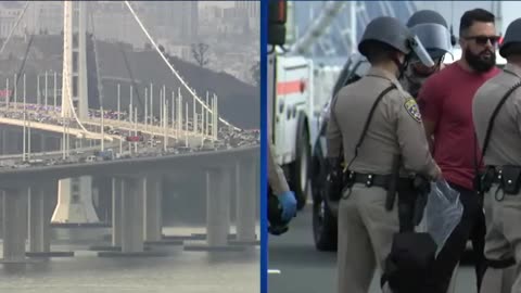 Bay Bridge is shut down by protesters during APEC summit