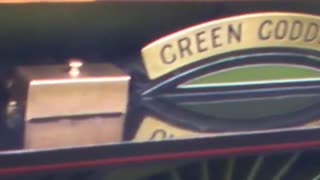 steam locomotive green goddess at hythe station