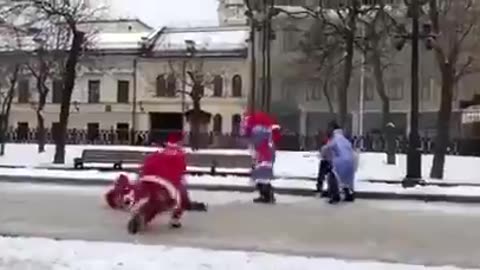 Holiday brawl