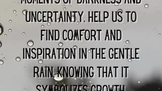 🌧️✨ Seeking Peace in the Rainy Night ✨🙏