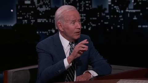 Kimmel Interrupts Biden's Mumbling With A Commercial Break