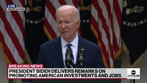 Biden delivers remarks on promoting American investments and job growth ABC News