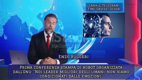 COMPLOTTO TV | Prima conferenza stampa di robot organizzata dall’Onu:..