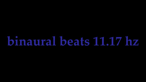 binaural beats 11.17 hz