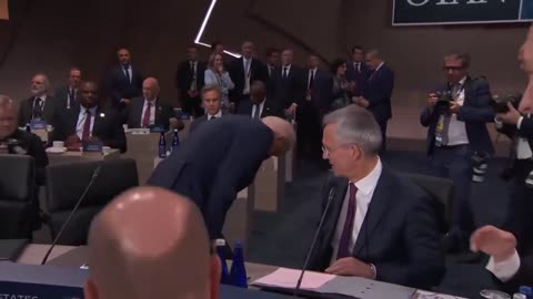 Biden Vs Chair at NATO Summit🤣🤣🤣